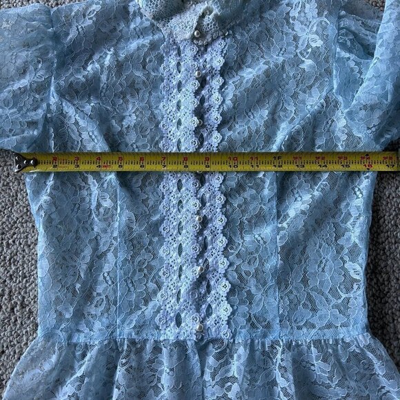 Gunne Sax Gold Label XS VNT Lace Blouse Victorian Prairie Cottagecore Romantic - Picture 8 of 11